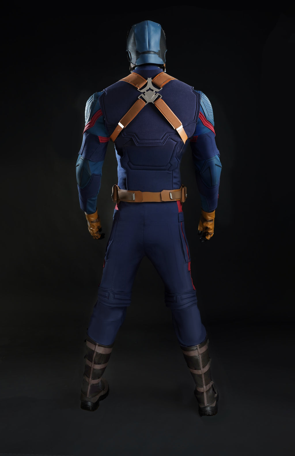 Endgame Captain America Steve Rogers Cosplay Costume Retro Version