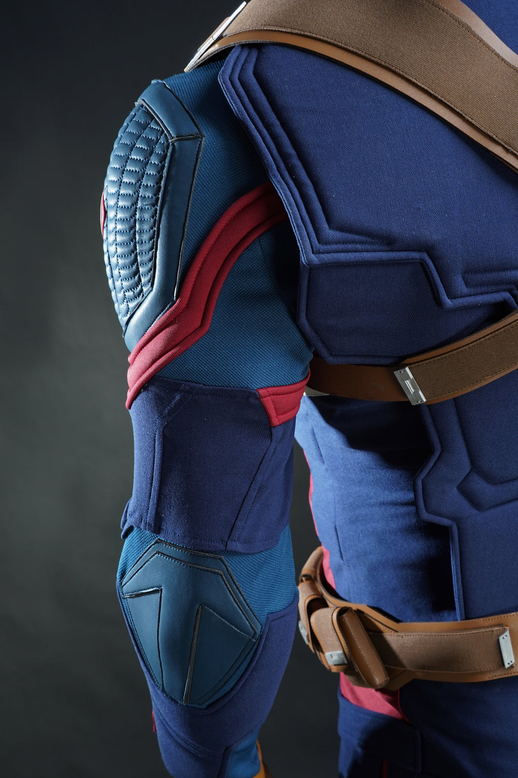 Endgame Captain America Steve Rogers Cosplay Costume Retro Version