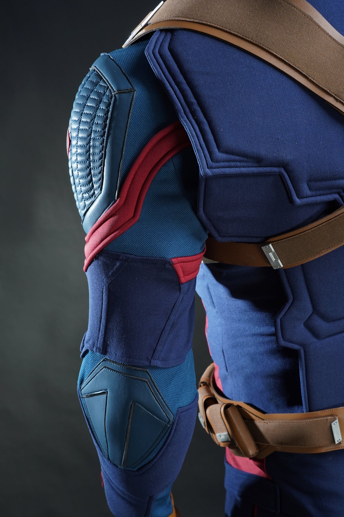 Endgame Captain America Steve Rogers Cosplay Costume Retro Version