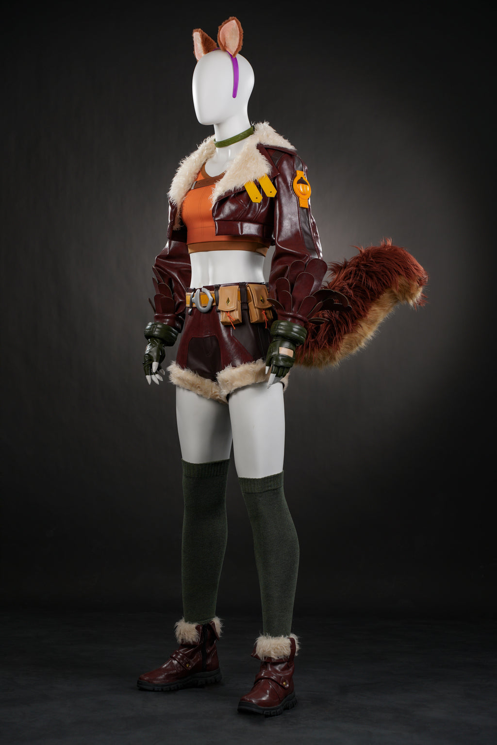 Game Rivals Squirrel Girl Doreen Green Cosplay Costume